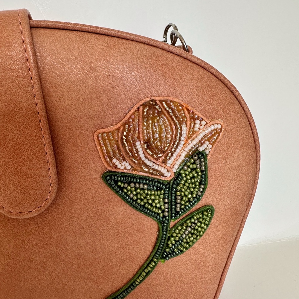 ECU! Mary Frances Pink Petals Evening Bag - Picture 4 of 7